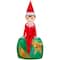 3.5ft. Airblown® Inflatable Christmas Elf on Present